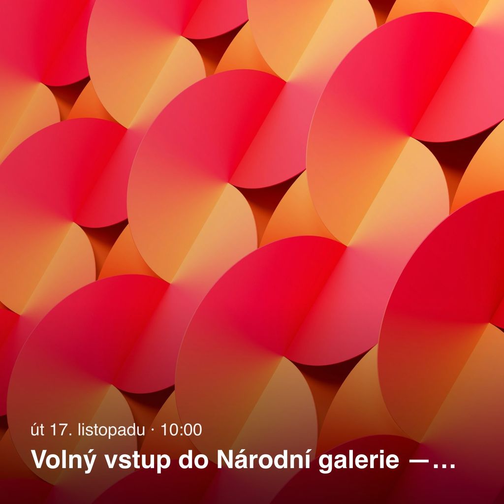 Volný vstup do Národní galerie — 17. listopadu
