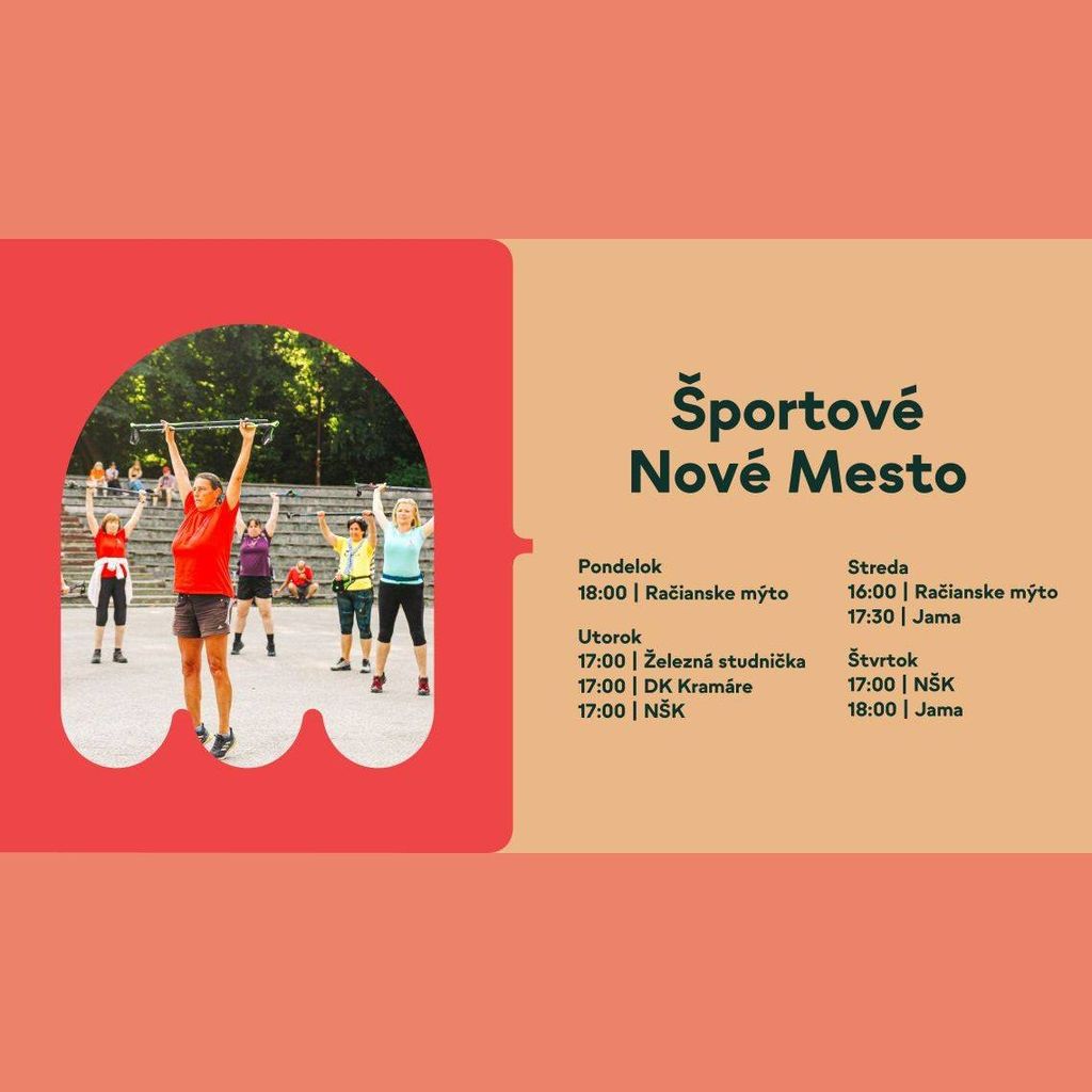 Športové Nové Mesto - NORDIC WALKING, Pilates, Futbalový tréning pre deti