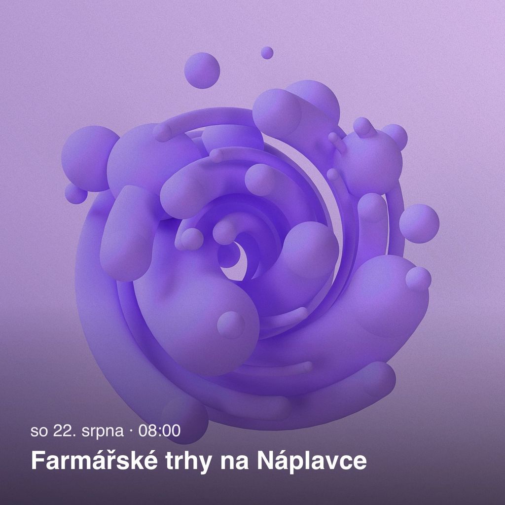 Farmářské trhy na Náplavce